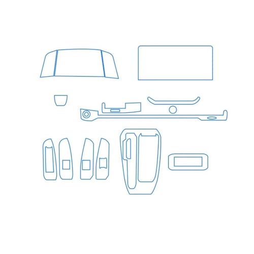 Film transparent en TPU pour Honda Accord 2023 essence protection tableau de bord