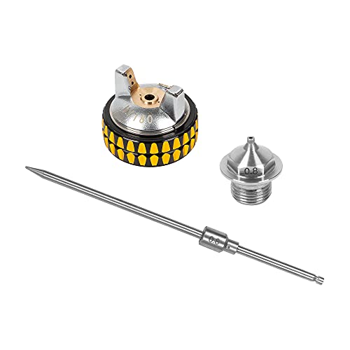 Image of BEETRO 0.8mm Nozzle Kit Stainless Steel for HVLP Professional Gravity Feed Air Spray Gun TC0555