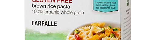 Jovial Foods, Organic Brown Rice (Farfalle Pasta,12 Oz) Pack of 3