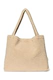Ecru Teddy Mom Bag