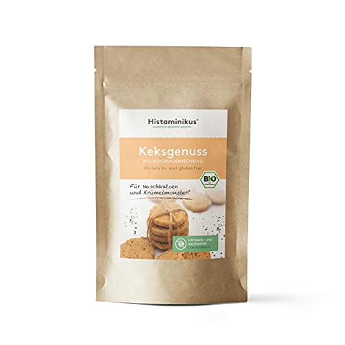 Histaminikus Keksgenuss, Bio Keksbackmischung, histaminfreie Backmischung ohne Zusatzstoffe (300g), glutenfrei und geeignet bei Histaminintoleranz sowie für Ernährungsbewusste Cover