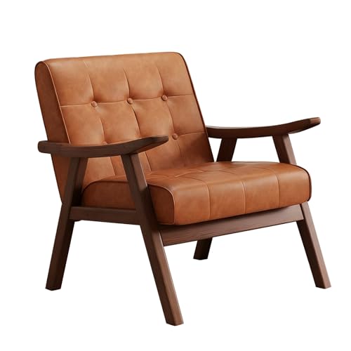 Sillón chaise longue individual de piel