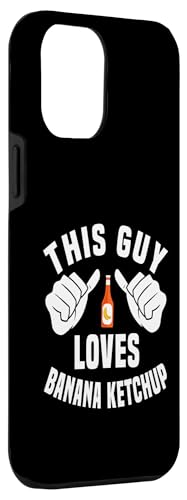 Hülle für iPhone 14 Pro Max Dieser Typ liebt Bananenketchup - Philippinisches Pinoy-Essen für Männer