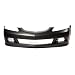 CarPartsDepot, New Primered Plastic Front Bumper Cover Assembly Primed Facial, 352-102301-10-PM AC1000154 04711S6MA91ZZ