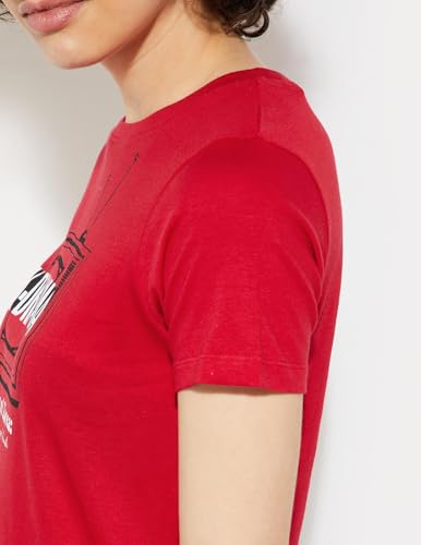 Image of Max Women Cotton Regular Fit URB N Graphic Printed T-Shirt
