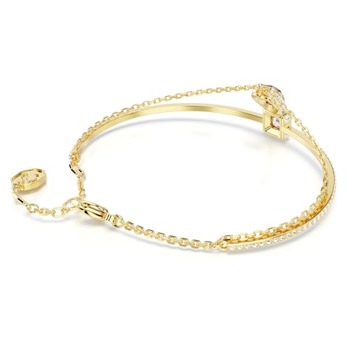 Swarovski Chroma Ring, with Octagon Cut Reversible Green Crystal in a Gold-Tone Finish, Part of the Swarovski Chroma Collection4