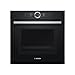 Produktbild Bosch HMG6764B1 Serie 8 Einbau-Backofen mit Mikrowellenfunktion, 60x60 cm, 800W, Pyrolyse Selbstreinigung, Bosch Assist Backeinstellung auf Knopfdruck, 4D Heißluft Backen auf 4 Ebenen Schwarz