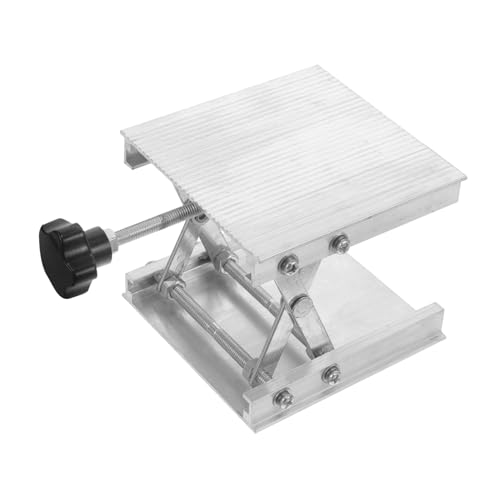 SOLUSTRE Level Lift Table Lift Tables Lift Top Table Adjustable Height Leveleve Level Machine Lifters Leveling Machine Lift Rack Lifting Table Stand Scissor Lift Labs Jack Aluminum Alloy
