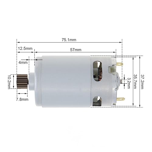 Moteur RS550 12V pour rénovation de mini perceuse à chaîne et outillage