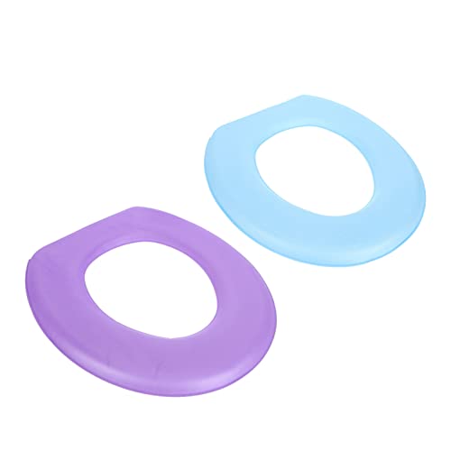 2 Stück Wc Deckelbezug WC-Sitz-Kissenbezug Wasserdicht, WC-Sitz-Matte Warme Klobrille Wasserdichter Kissenbezug, Dick Warmes Badezimmer-Zubehör für Zuhause, Hotel