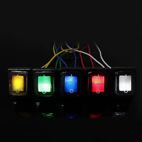 Interruptor T85 de 12V 30A KCD4 verde de 4 pines encendido apagado para automoción 2
