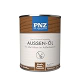 PNZ Außen-Öl | Nachhaltig hergestellt mit regionalen Rohstoffen | Made in Germany | Holzdeck, Holz-Terrasse, Fenster, Türen, Gartenhäuser, Spielgeräte