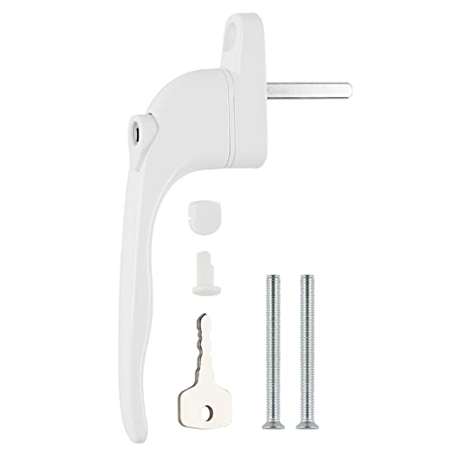 DIDA UPVC Window Handle, White, 40mm Spindle