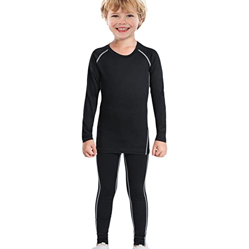 Roupa interior térmica para crianças - Conjunto de roupa interior térmica para crianças | Conjunto d