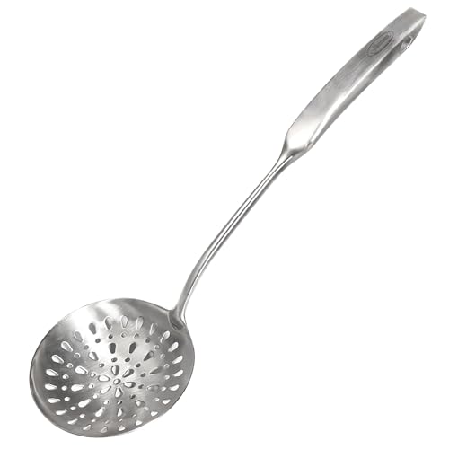 Skimmer Slotted Spoon, [Rustproof, Integral Forming...
