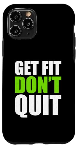Get Fitter Train Hard Dun Quit �W�� ���`�x�[�V���� �t�B�b�g�l�X���D�� �X�}�z�P�[�X iPhone 11 Pro �p