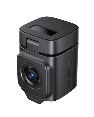 Baseus VD1 Dashcam Auto Fronte Retro 3K+1080P, GPS&Galileo&WiFi, 170° WDR Cam Auto Dashcam, Visione...