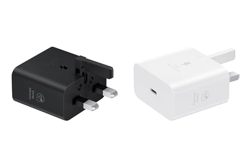 Samsung Galaxy Official 25W Super Fast Charging Travel Adapter (without USB-C to C Data Cable) Black
