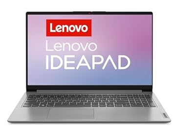 Lenovo IdeaPad 1 Laptop 15,6" Full HD Display AMD Ryzen 3 7320U, 8 GB RAM, 512 GB SSD, AMD Radeon Graphics, Windows 11 Home, Grigio, QWERTZ, 3 mesi Premium Care