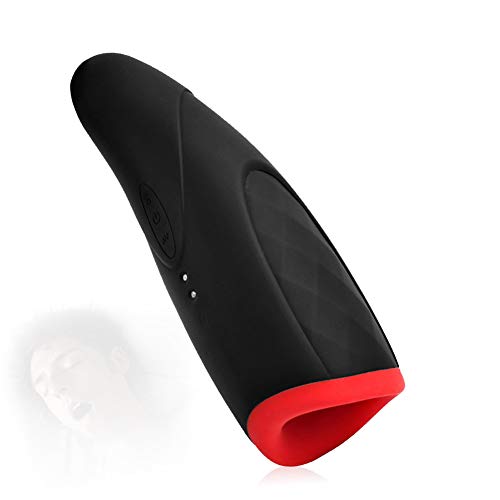 Multi Speed Sucking Modes Tongue Vibrate Toy Oral Tongue Simulator USB Rechargeable Male