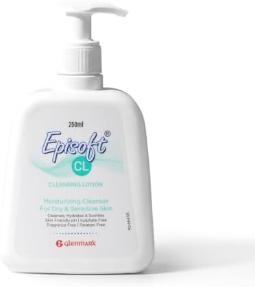 Episoft Cleanser For Dry & Sensitive Skin Type | Daily Gentle Face Cleanser For Men & Women | Fragrance free | Dermatologist Prescribed | 250ml