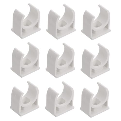 Collier de serrage U PVC blanc pour installer facilement un tuyau sans vibration - 2