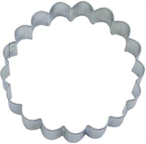 General OTBP Fluted Round Cookie Cutter 3.5 Inch –Tin Plated Steel Cookie Cutters - Fluted Round Cookie Mold