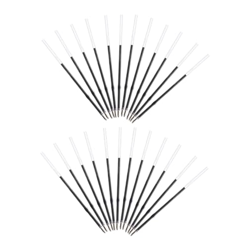 Recharges stylo à bille noir pour bureau et école : écriture fluide pour vos notes quotidiennes