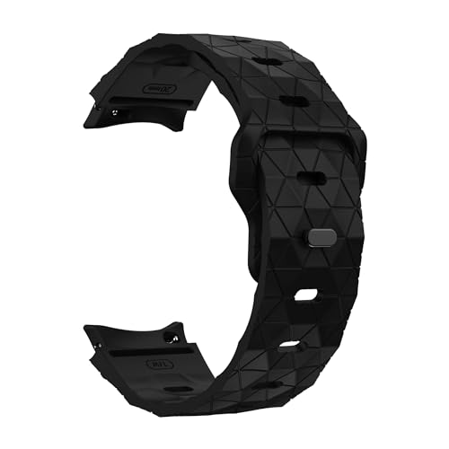 [���X] �V���R���X�g���b�v Fit For Samsung Galaxy Watch 4/5/6 40mm 44mm �t�b�g�{�[���p�^�[���u���X���b�g 6 Classic 47mm 43mm/4 5Pro 45mm �ɓK��(Black,Watch 5 P
