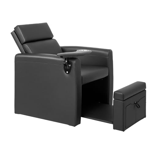 OmySalon Electric Pedicure Chair w/Adjustable Backrest,
