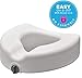 NOVA Toilet Seat Riser – Adds 5” Height, Raised Toilet Seat with ON/Off Front Lock, 300 lb Capacity, Fits Standard & Elongated Toilets, Slip-Resistant Bathroom Safety Aid for Seniors