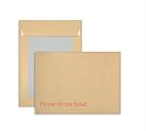 50x C5+ / A5+ Manilla Hard Board Back Envelopes - 238x163 mm - Cardboard Backed Please Do Not Bend Envelope with Peel & Seal Strip - Perfect for Mailing, Posting & Storing Important Documents - Image 1