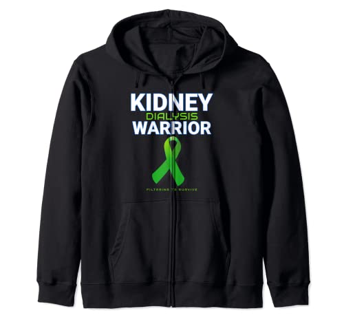 Guerrier de dialyse rénale, hémodialyse, patient survivant CKD Sweat à Capuche