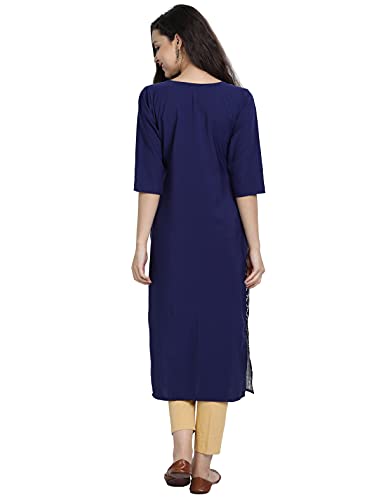 Image of Women's Crepe Straight Kurta