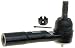 ACDelco 46A1092A Advantage Outer Steering Tie Rod End with Fitting, Pin, and Nut