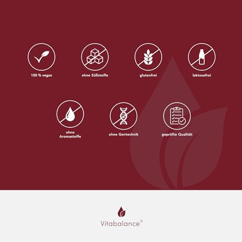 Vitabalance® Mikronährstoffkonzentrat 500 ml – 128 Zutaten inkl. fermentiertem Obst und Gemüse – für die tägliche Nährstoffversorgung | Vegan | 1-Monats-Vorrat