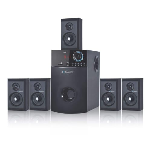 Image of DH Discovery 5.1 Channel High Performance Multimedia Home Theatre Speaker 20000W
