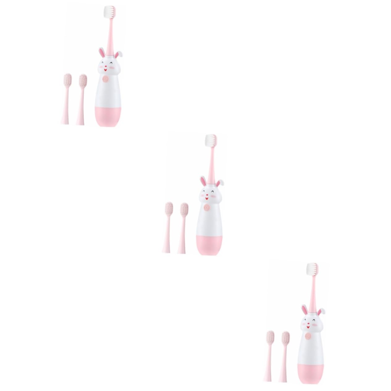 3 Juegos De Cepillos De Dientes Eléctricos Para Bebés Y Con Forma De Cepillo De Dientes Eléctrico Bonitos Cepillos De Dientes De Cerdas Recargables Electrónicos Limpiador De