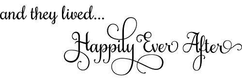 And They Lived Happily Ever After Vinyl Decal Sticker