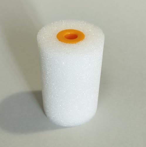 Quercos Lot de 2 rouleaux de rechange pour peinture Poro 0 - Rouleau mousse de 5 cm droit - Mini rouleaux à peindre pour laque à l'eau et solvants légers. Mousse de rechange polyester super fin – vue 8