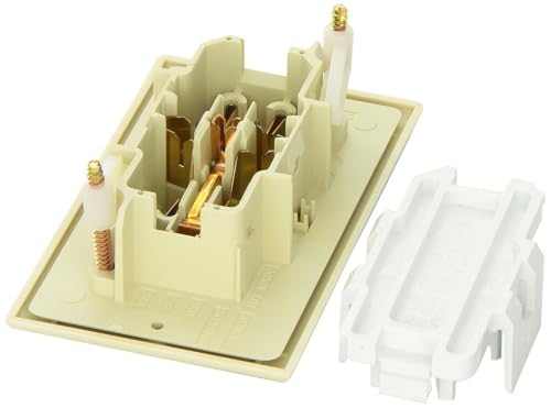 Valterra Diamond Group WDR15IV Ivory 15 Amp Decor Speed Box Receptacle, Off-White