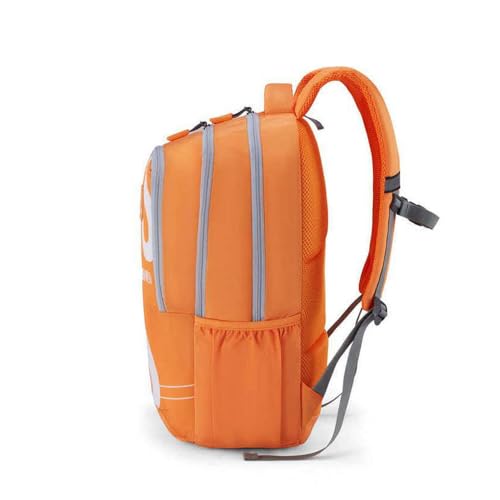 Image of American Tourister Sest 3.0 Style 01 | 29.5L Backpack | School Bag | 3 Compartments | School Backpack for Girls and Boys | Spacious Interiors | Orange | 1 Yr Global Warranty