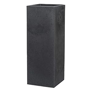 Scheurich C-Cube High Stony Black Übertopf
