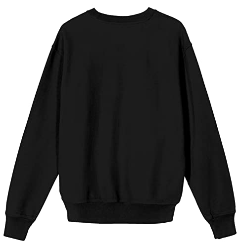 Bioworld Jujutsu Kaisen Saturo Goju Crew Neck Long Sleeve Black Adult Sweatshirt4
