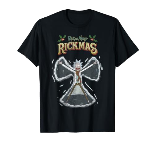 Image of Rick and Morty Rickmas Christmas T-Shirt
