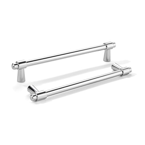 khtumeware 6 inch 5 Pack Polished Chrome Cabinet pulls