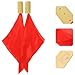 Hemoton Red Silk Allegro Clapper Chinese Traditional Instrument Kuaiban for Boy Girl Beginners and Music Education