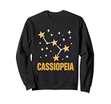 stars constellation cassiopea vintage astronomo femminile felpa