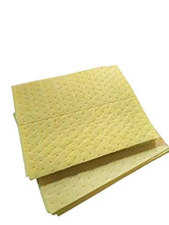 TECHNOSPILL Chemical Absorbent Pads 200 Gsm -10 NOS (Absorbed all types of Acids, Bases, Chemicals, solvents, and Paints)-picture-50