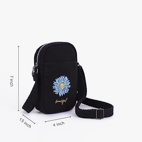 Ecoright Phone Bag, Small Crossbody Bags for Women, Phone Purse with Adjustable Cotton Strap2